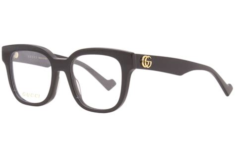 black and white Gucci eyeglasses